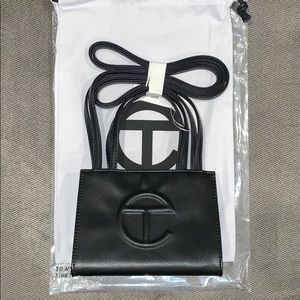 Small Black Telfar Shopper Bag